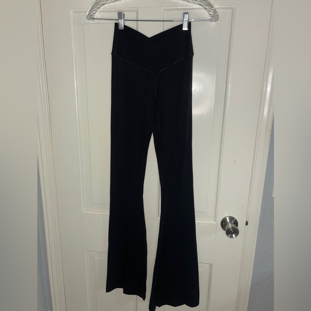 Aerie Black Flare Pants